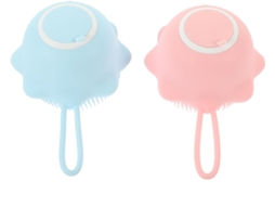 Conjunto De 2 Escovas Banho Wooneky Para Bebês, Para Limpeza Profunda E Massagem Hora Do Banho