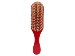 2026-pincel E Pente De Barba Pente De Cabelo Para Homem Com Cabo Para Penteado E Forma (vermelho)