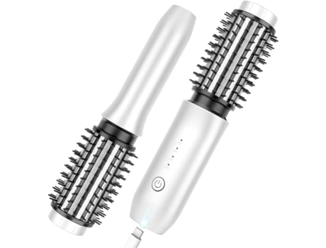Mini Modelador De Cachos Sem Fio, Escova De Viagem 3 Em 1, Pente Alisador Recarregável Sunny Spaces