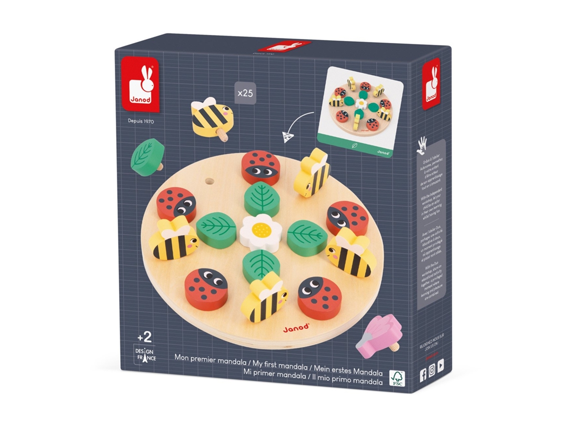 Mandala Toys O Jardim Conjunto De Desenho Criativo Para Crianças Janod