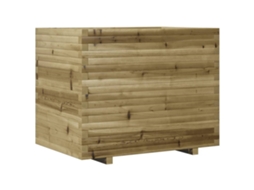 Garden Planter, Garden Planters Vidaxl Marrom Madeira De Pinho Impregnada (90 X 60 X 72.5 Cm)