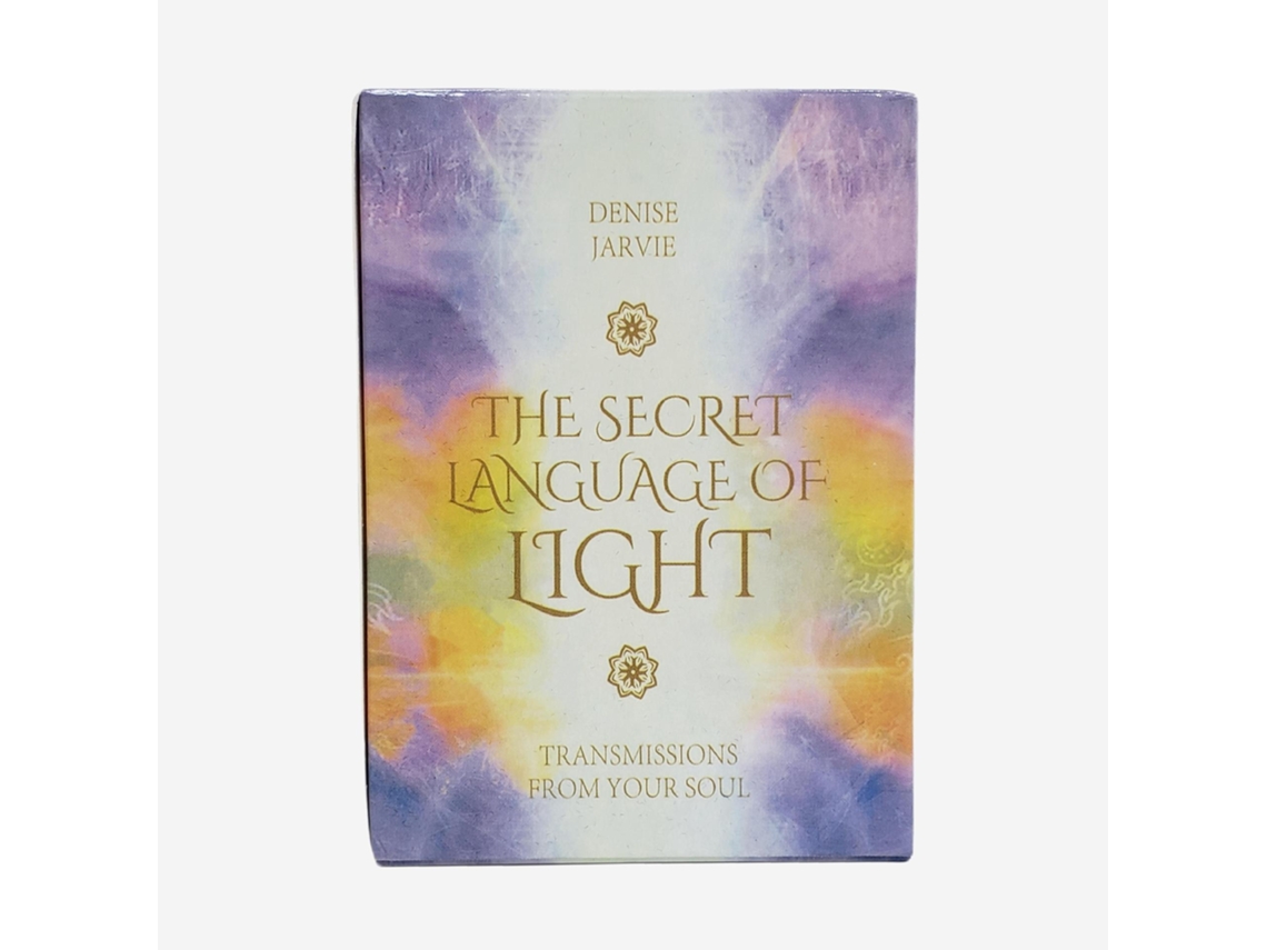 O Jogo De Cartas Oráculo Da Linguagem Secreta Da Luz - 45 Cartas, Embalagem Em Caixa Colorida