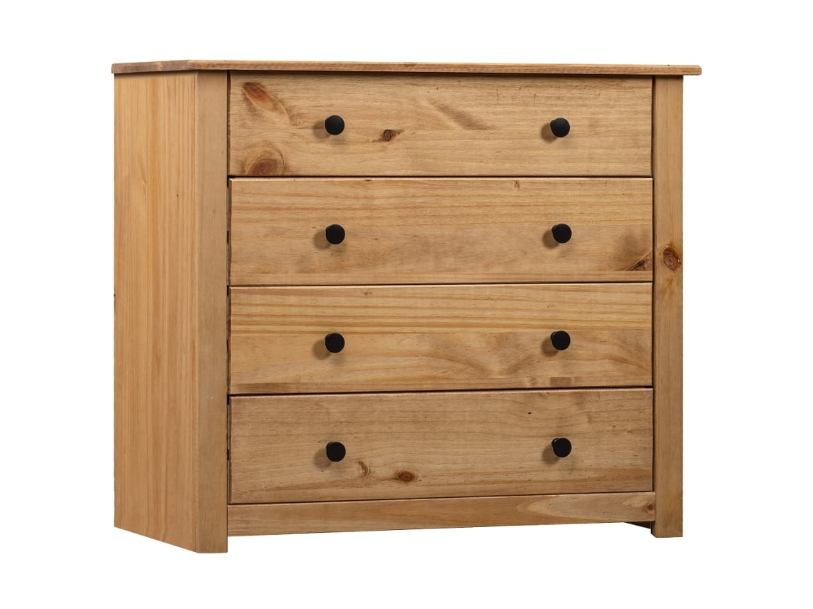 Side Cabinet, Side Cabinets Vidaxl Marrom Madeira De Pinho (n/a)
