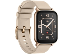 Smartwatch Bestvite P40 em ouro rosa