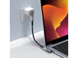 Adaptador HAGIBIS USB-C para USB-C Central L Format 40 Gbps 8K 60 Hz, conversor USB4 de 240 W