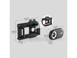 Microscópio Móvel Portátil De Alta Ampliação Com Clip Universal E Led Uv