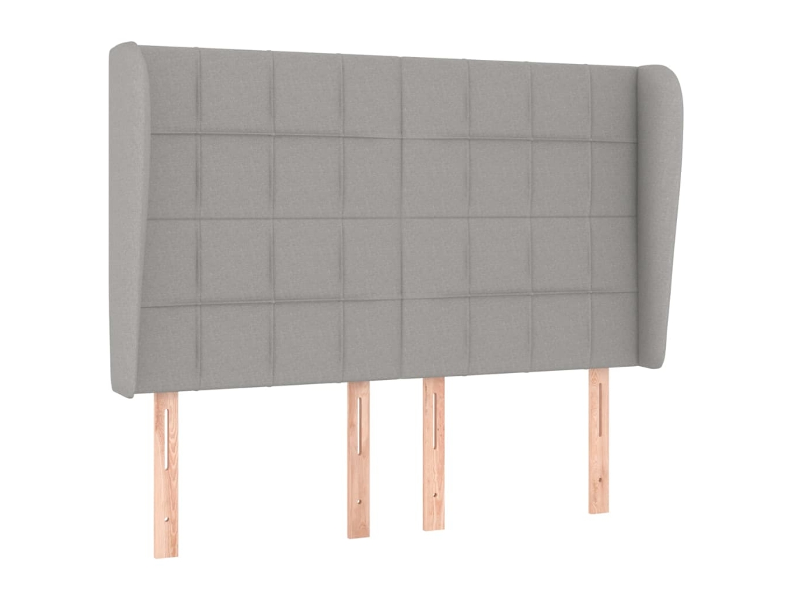 Headboard, Headboards Vidaxl Cinzeto Tecido (147 X 23 X 118/128 Cm)