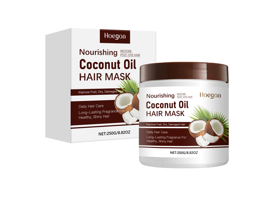 Máscara de Coco Hidratante para Cabelo