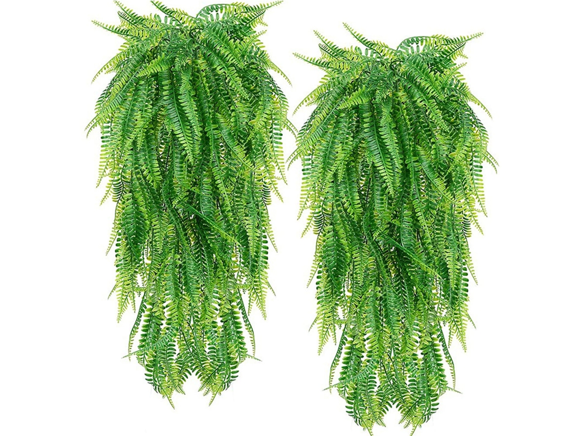 Folhas Verdes Artificiais Decorativas Para Casa E Pátio