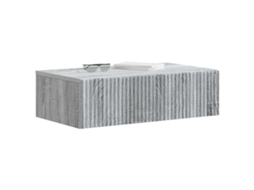 Mesa lateral de parede MAISON EXCLUSIVE cinzento siena 59x34,5x17 cm