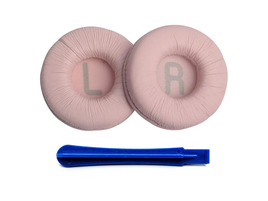 Almofadas Zruxe Para Auscultadores Jbl Tune 450/500/600 (espuma De Memória, Rosa, 2 Unidades + Ferramenta)