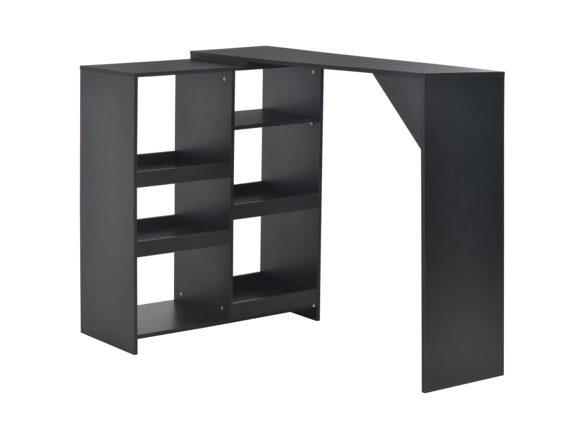 Bar Table, Bar Tables Vidaxl Preto Madeira Processada (n/a)