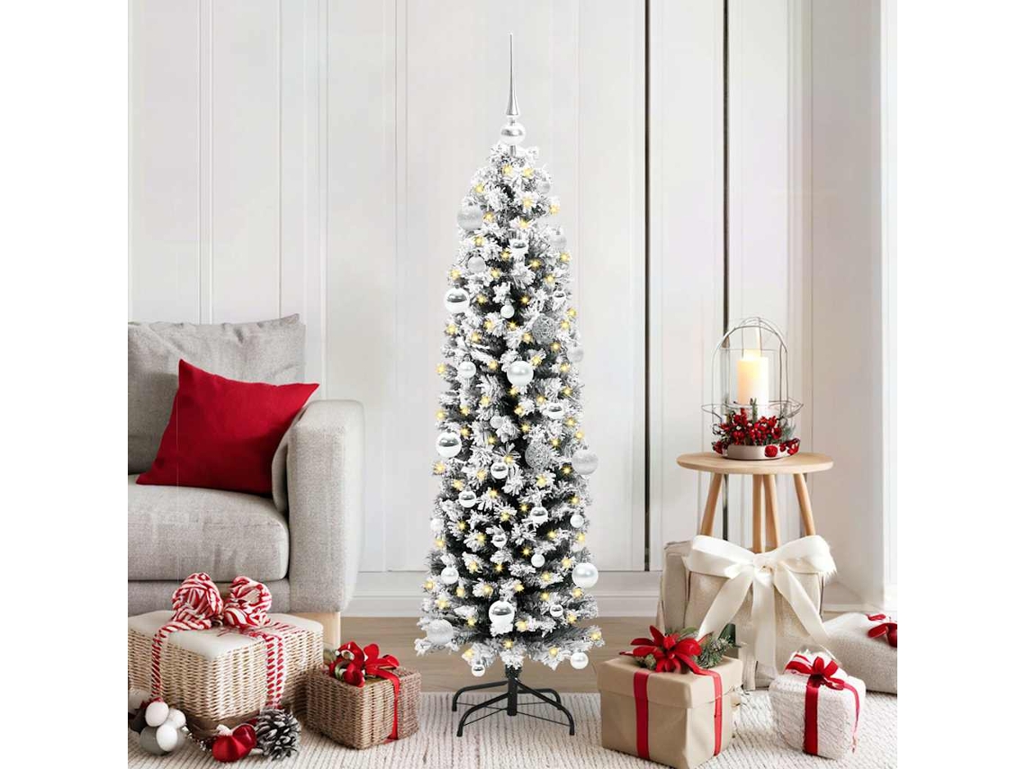 Vidaxl Árvore de Natal Artificial Verde 150 Cm Pvc e Aço e Plástico