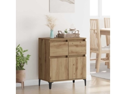 Vidaxl Buffet Carvalho Artesanal 60 X 35 X 70 Cm