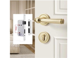 1-fechadura De Porta Interna Com Maçaneta Para Quarto