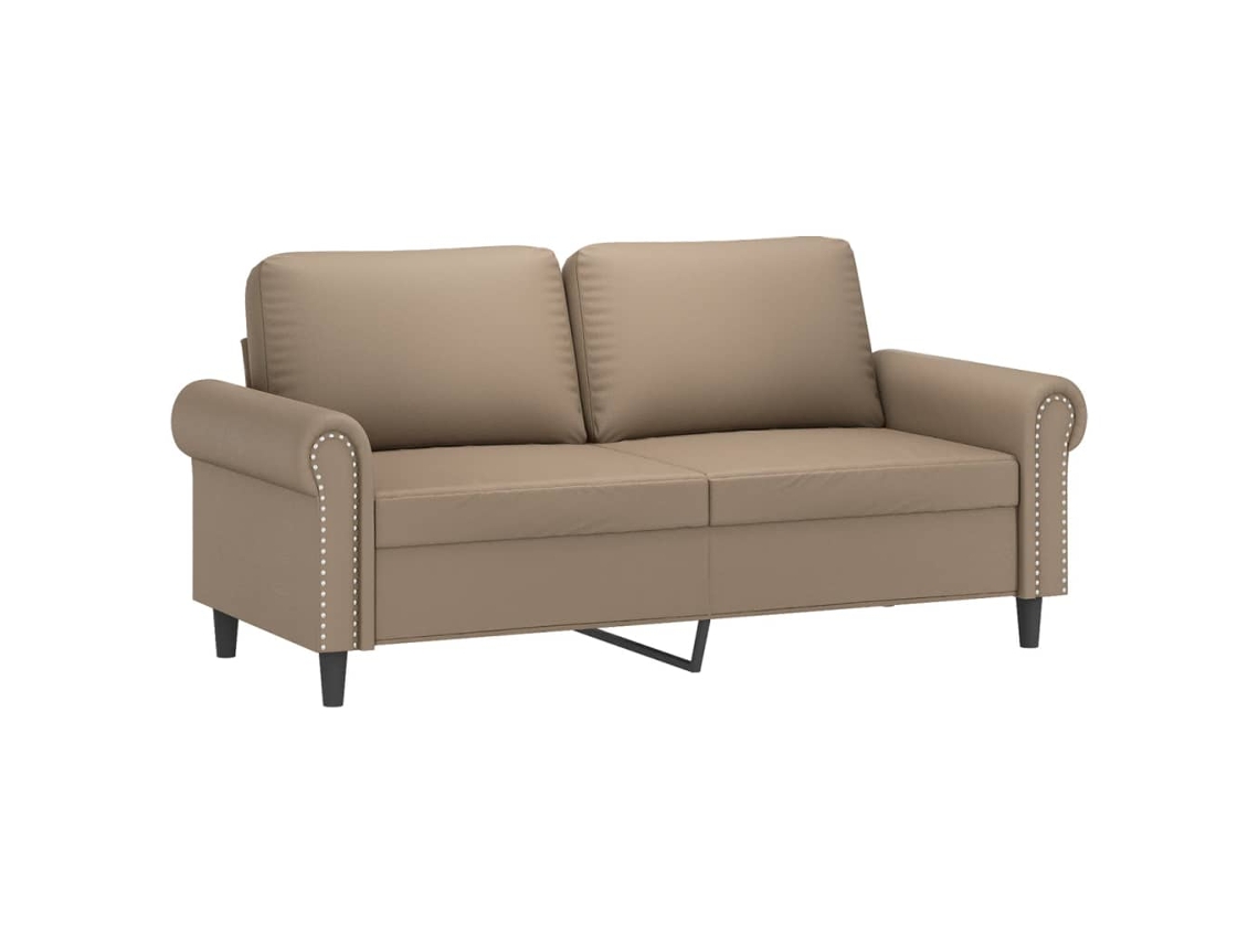 2-seater Sofa, 2-seater Sofas Vidaxl Marrom Couro Artificial (n/a)