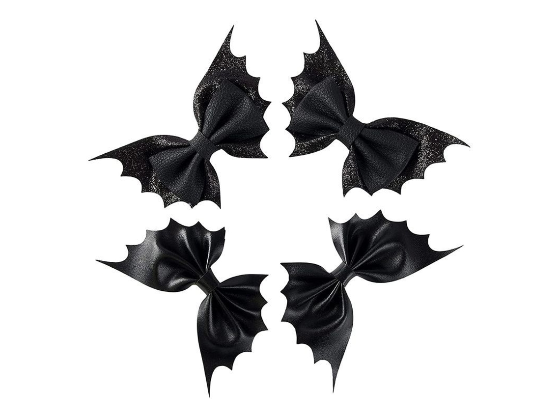 Tiara de Cabelo Nova Line com asa de morcego, 4 peças, para meninas e mulheres, Halloween | S/MARCA