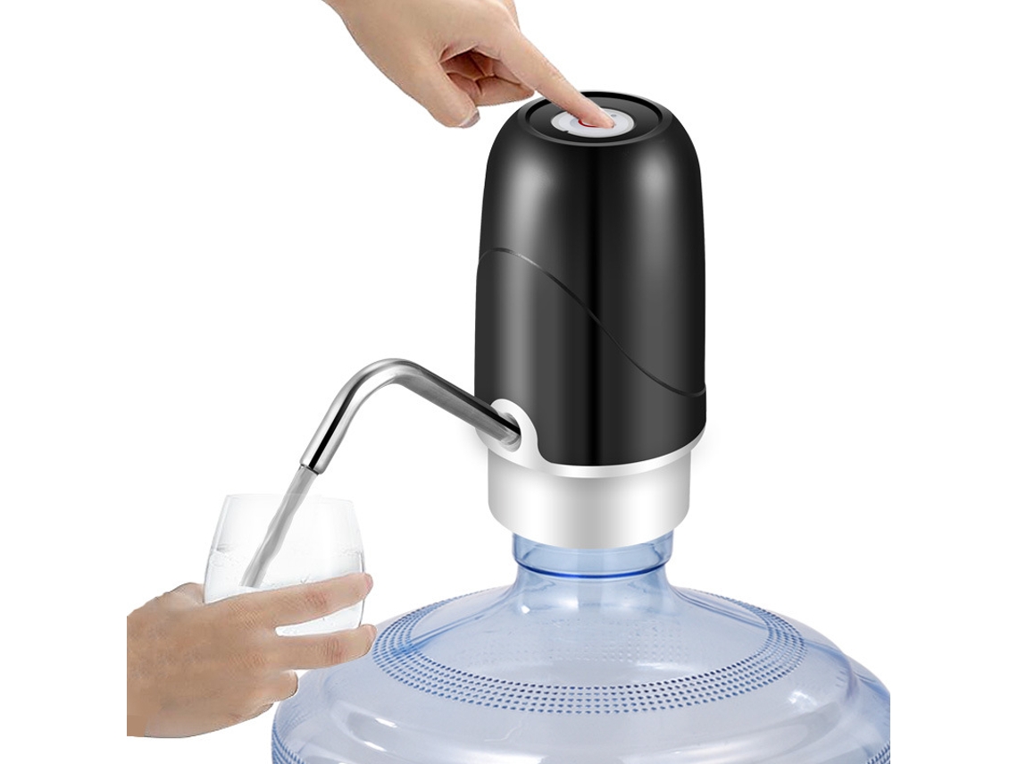 Dispensador de Água Engarrafada, Bomba de Água para Garrafão com Carregamento Usb e Sistema Bombeamento Uso Externo Ou na Cozinha BRILVIBERA
