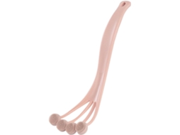 Lurelia Acessório De Duche Com Escova De Silicone Para Banho, Cabo Longo, Pega Ergonómica E Massagem Suave, Banho Relaxante Confortável