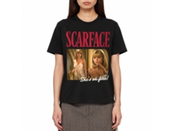 Rockinstone Scarface On Fire Graphic T-shirt Size:l