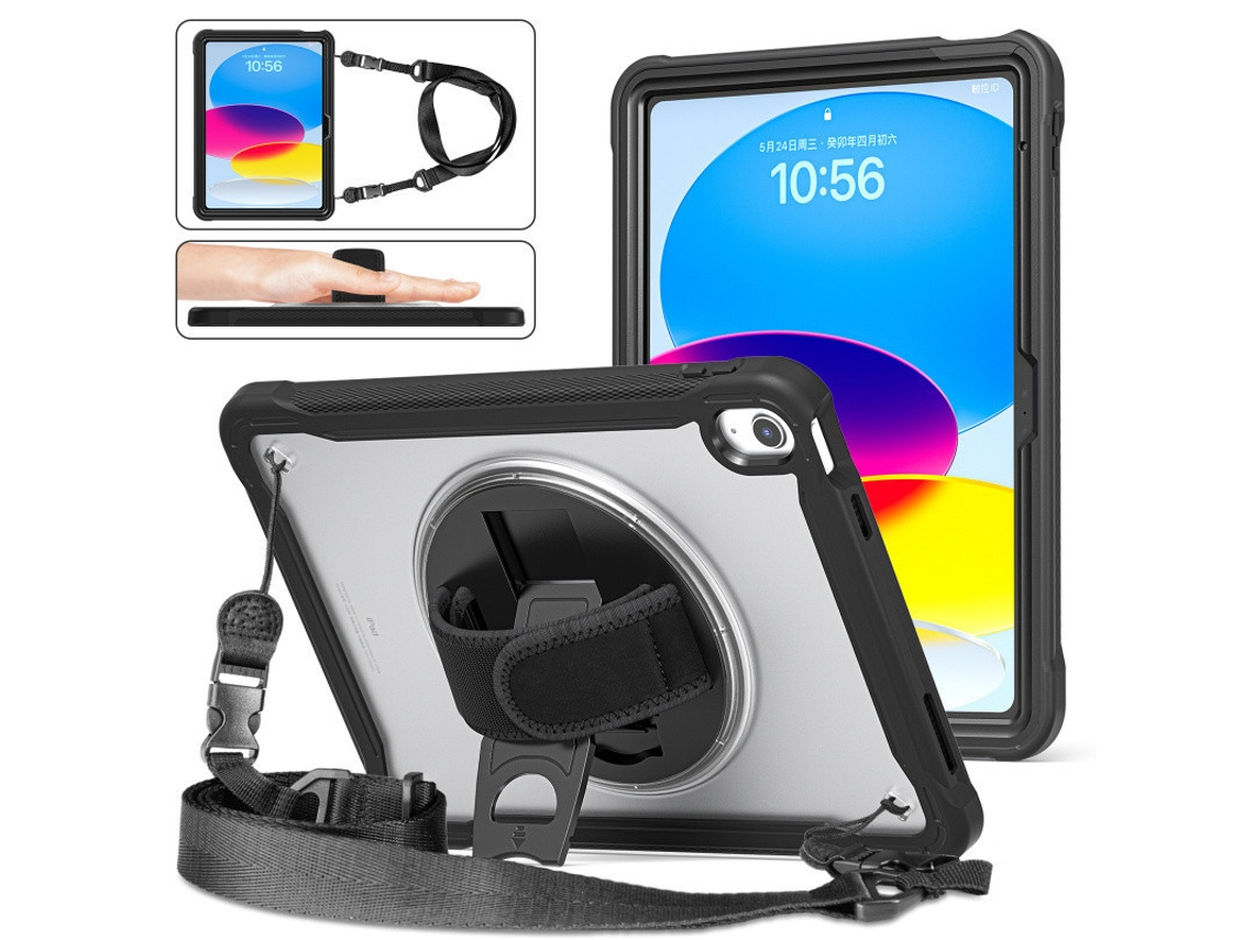 Lurelia Capa Para Ipad Mini 6 E A17 Pro, Tpu, Preto, Proteção Contra Quedas