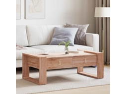 Vidaxl Mesa De Centro 110x60x40 Cm Madeira De Teca Maciça