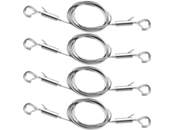 Kit Com 4 Peças De Fio Ajustável Para Pendurar Quadros, 1 Metro E 2
