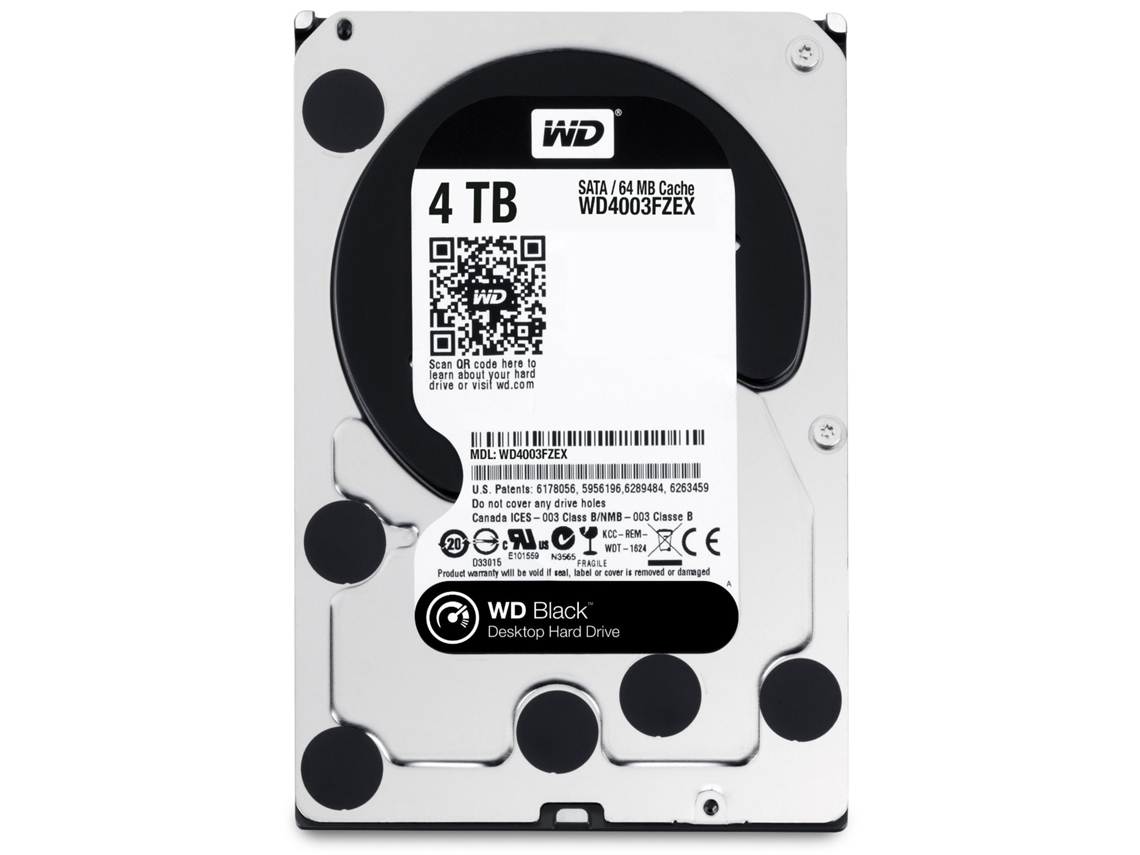 Disco HDD Interno WD WD4003FZEX (4 TB - SATA - 7200 RPM)