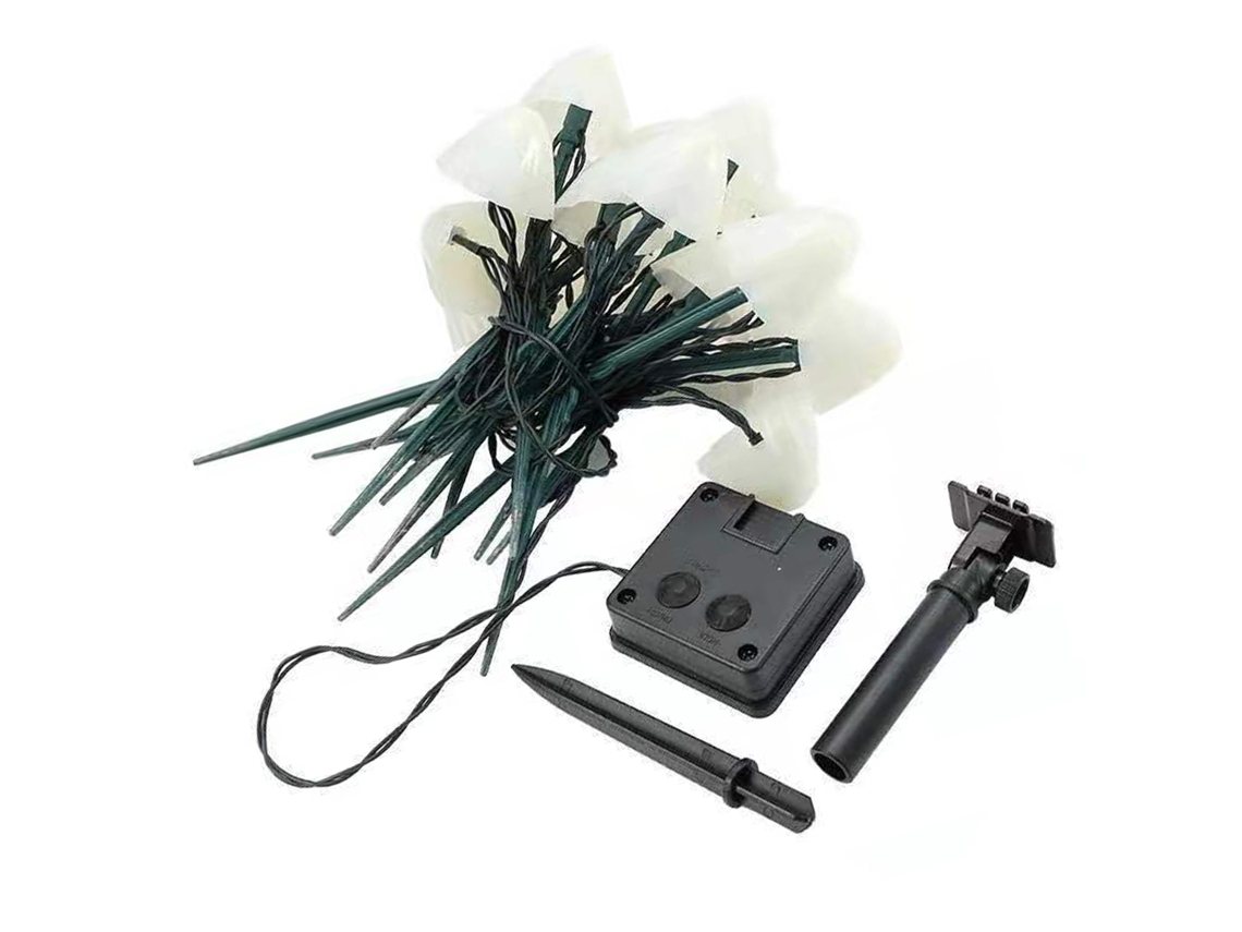 Luzes Solares de Cogumelo Mini com 8 Modos LED IP65 para Jardim | S/MARCA