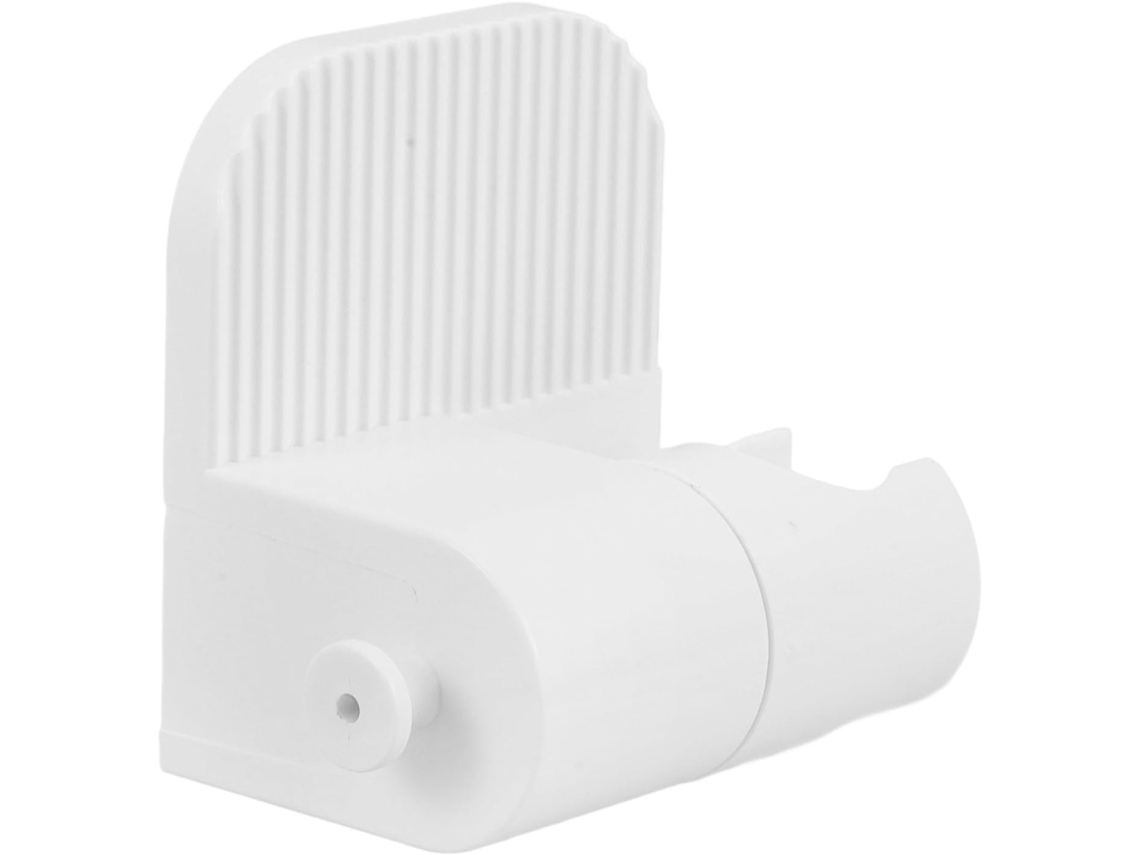 Suporte ajustável para churrasqueira Tehaux para banheiro, feito de material PP resistente e fácil de instalar, branco.