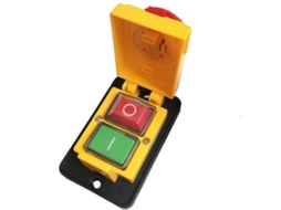 Dz05 Interruptor De Botão Parada Emergência Eletromagnético Trifásico 7 Polos, 400 V, Ip55, Perfeito