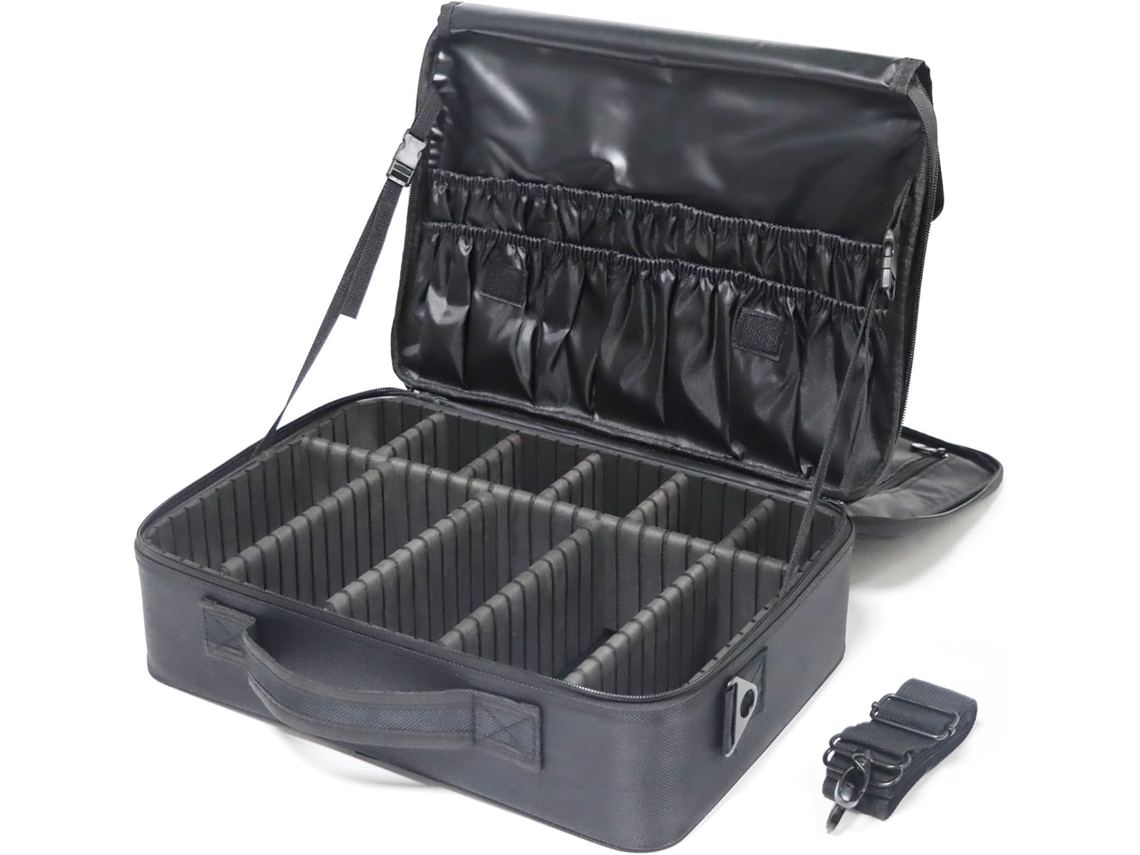 Necessaire Ywp Viagem Maquiagem Profissional Vermelha