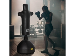 Saco de treino humanoide, 180cm, resistente, preto