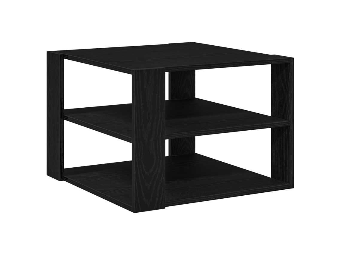 Conjunto 1 Mesa De Centro Vidaxl Preto Derivados De Madeira (58 X 58 X 40 Cm)