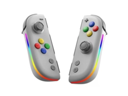 (cinza) Controle Ns Para Switch/lite/oled, Joysticks De Gamepad, Vibração Dupla, Com Função De Disparo Rápido, Giroscópio De 6 Eixos.