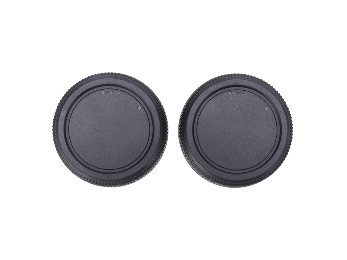 2pcs Lens Rear Caps Abs Plastic Snap On Lens Back Cover Replacement For Gfx Series Slr Cameras LAXISCREED