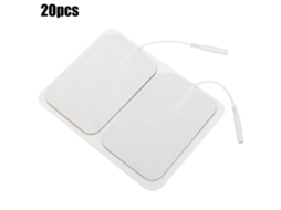 20 Eletrodos De Silicone Não Tecido 6x9cm Com Furos 2, 0 Mm Para Fisioterapia E Recuperação Pós-parto.