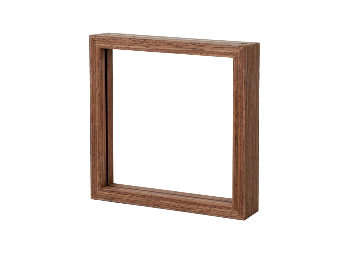 Quadro de Espécime de Folha 3d Vidro Transparente Artesanal
