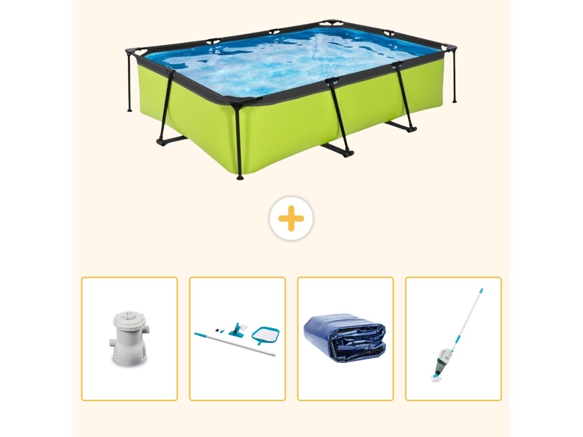 Exit-toys Piscina Exit Retangular - 300x200x65 Cm - 5-peças S323