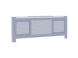 Radiator Cover, Radiator Covers Vidaxl Cinzeto Mdf (205 X 20.5 X 81.5 Cm)