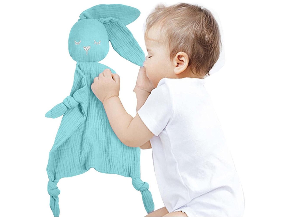 Mali cobertor de Conforto para Bebê Cobertor Seguro Brinquedo de Pelúcia Coelho Macio Presente para Recém nascido