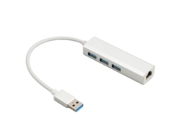 Adaptador Ethernet Gigabit USB 3.0 RJ45 10/100/1000 Mbps, aluminio, plug and play para Windows, Linux y macOS | S/MARCA