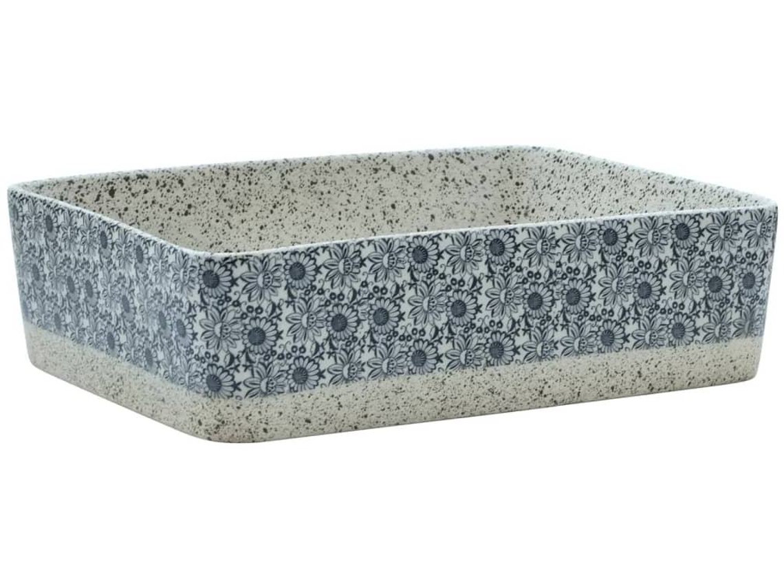 Countertop Basin, Countertop Basins Vidaxl Cinzeto Cerâmica (n/a)