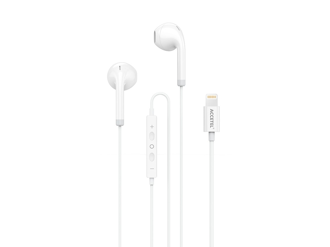 Ep1803 Auriculares Lightning Com Microfone E Botão Multifunções