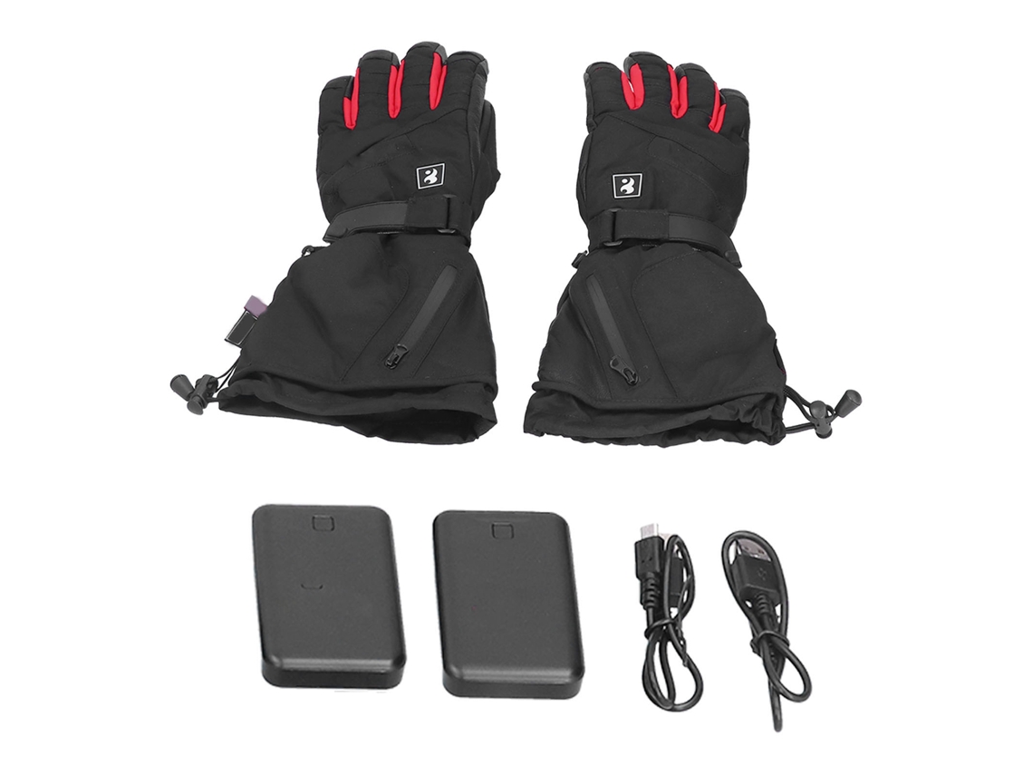 Laxiscreed Luvas Aquecimento Elétricas Para Inverno, Resistentes À Água E Com Controle De Três Velocidades