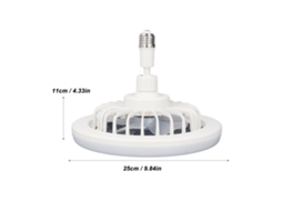 Ventilador De Teto Laxiscreed Com Iluminação Ajustável E Ligação E27, 85-265v Para Ambientes Confortáveis