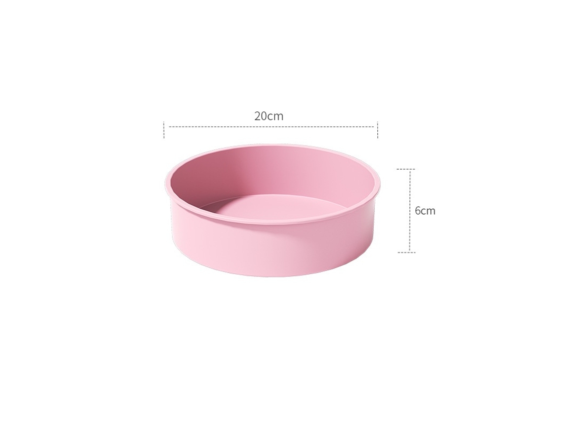 Formas De Silicone Reutilizáveis Para Bolos, Rosa Elysve
