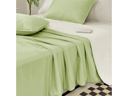 Manta Refrescante (230x200cm) Para Quem Sente Calor Ao Dormir, Suave, Leve E Refrescante (95% Poliéster + 5% Elastano) Verde Hexinyigjly
