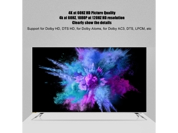 Interface multimídia com extrator de som de 5 portas, HD 4K 60Hz HDR, divisor ARC com controle remoto e tomada americana | S/MARCA