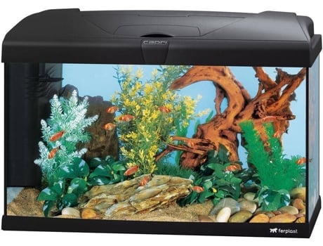 Aquário para Peixes FERPLAST Capri 60 Negro 60x31,5x39,5cm 60l